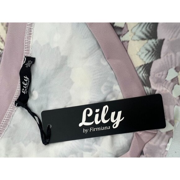 Lily By Firmiana Women Size L Bohemian Multicolor Ruffle Sleeve V-Neck Tunic Top - Picture 10 of 11